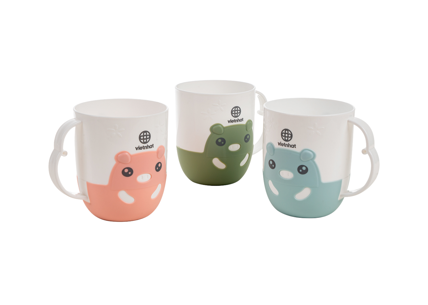 Cốc hoa 2 màu Việt Nhật 6261